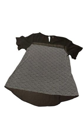 Worthington Black Short Sleeve Blouse